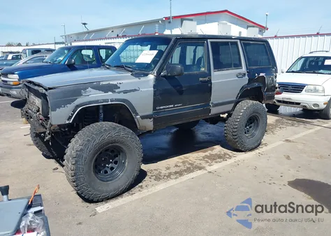 2001 Jeep Cherokee Sport z USA, uszkodzony, nr VIN 1J4FF48SX1L587517